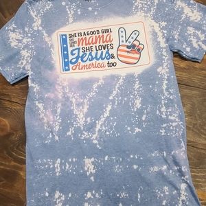 Patriotic bleached Tee